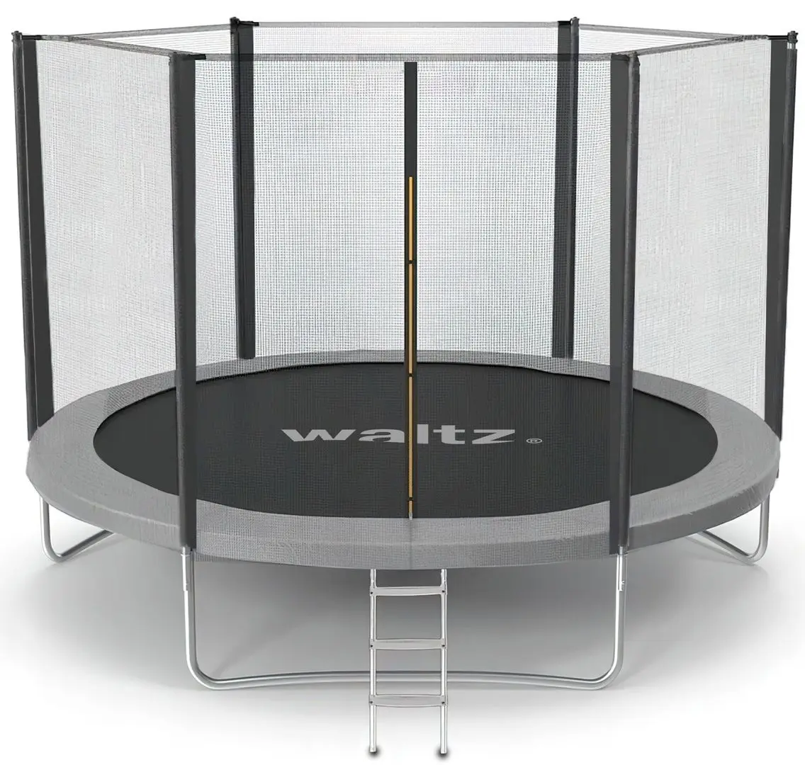 Trambulina cu plasa de protectie Waltz PE TW-15038 244cm (Grey/Black)
