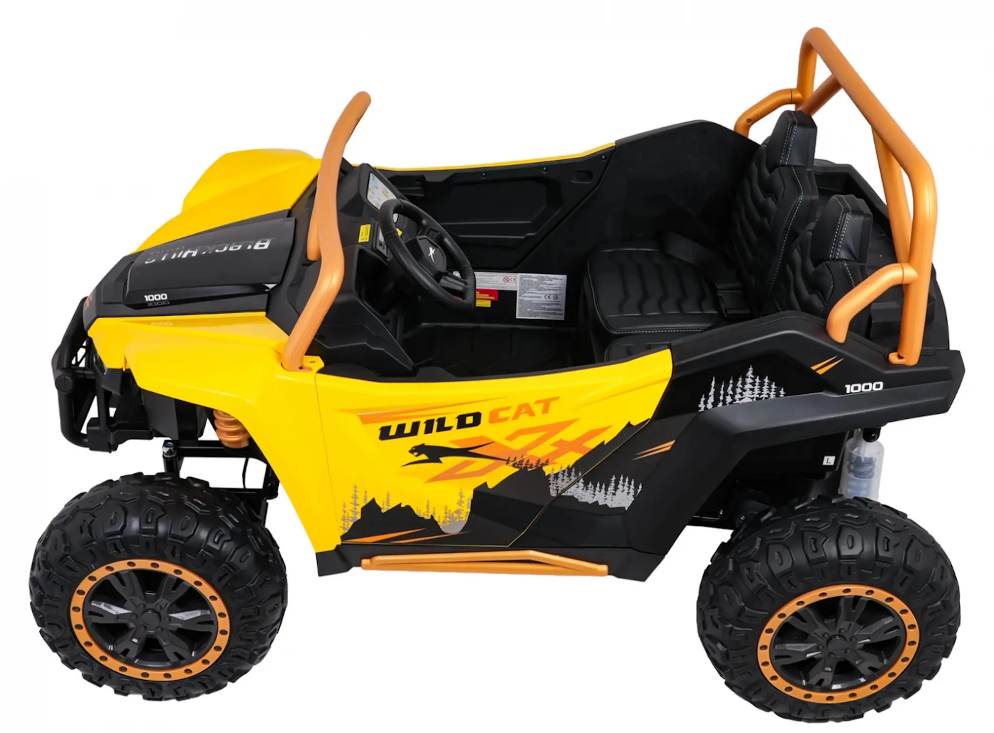 Masinuta electrica Arctic Cat Wildcat XX (Yellow)
