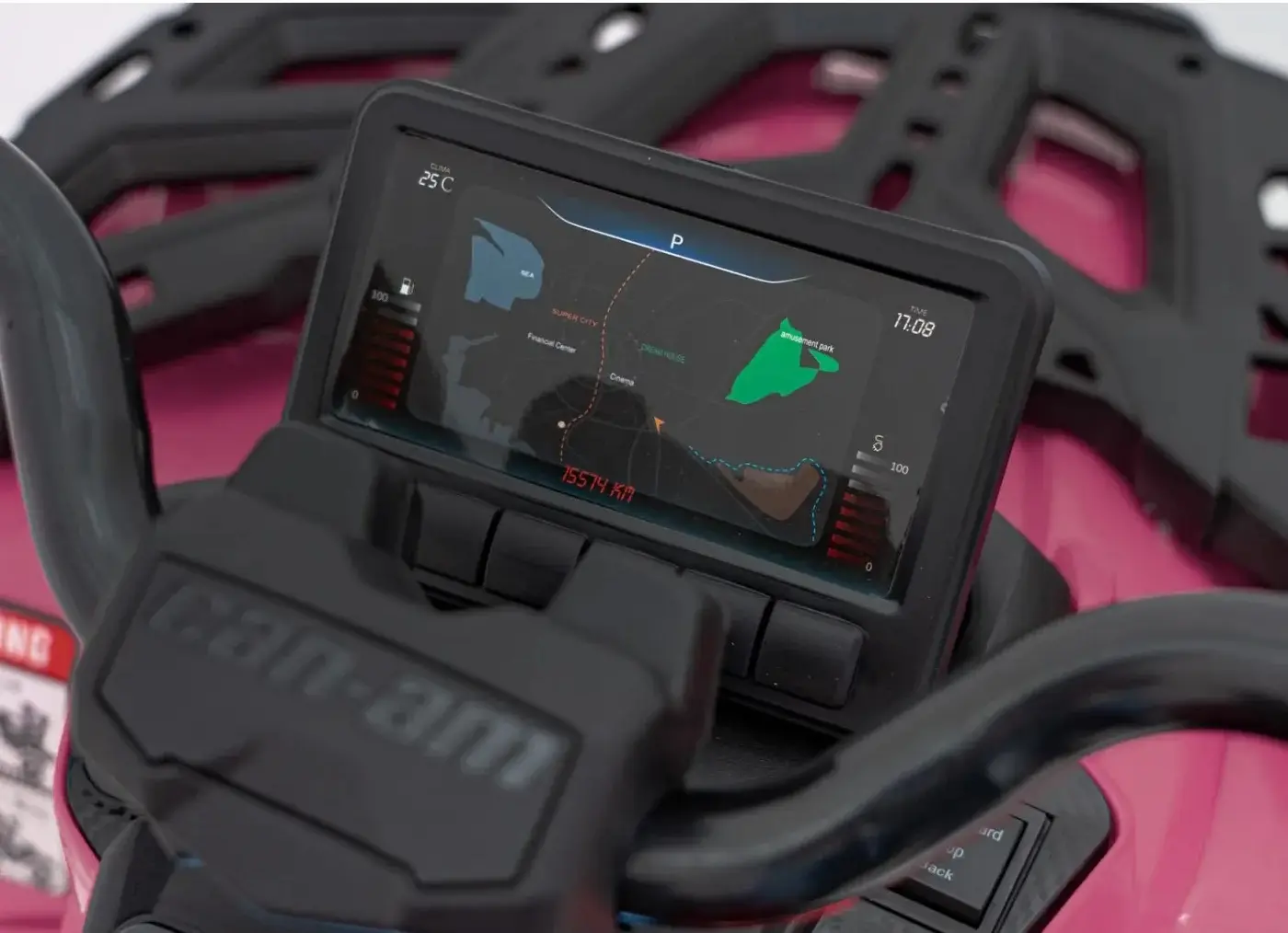 ATV electric Can-Am Outlander ATV (Pink)