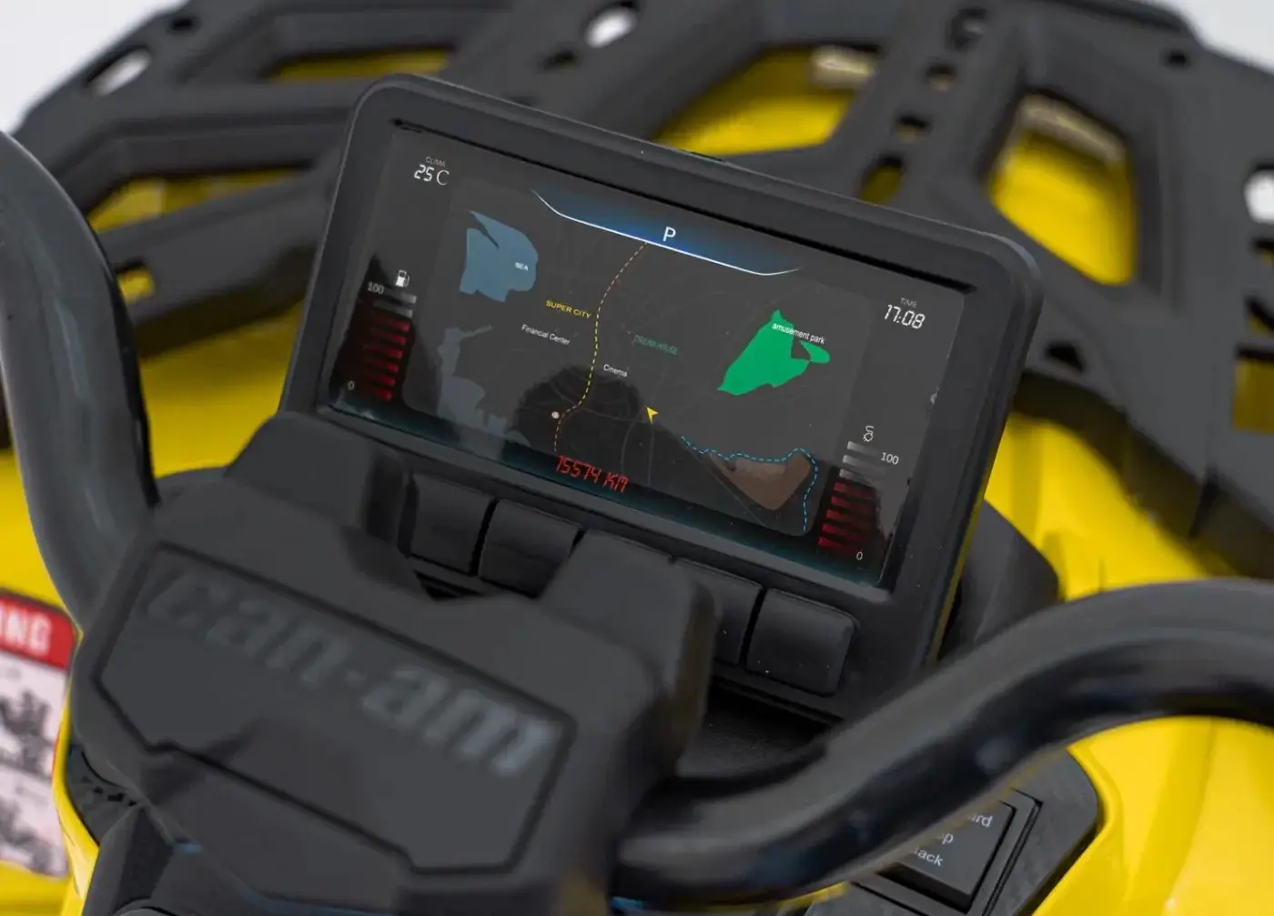 ATV electric Can-Am Outlander ATV (Yellow)