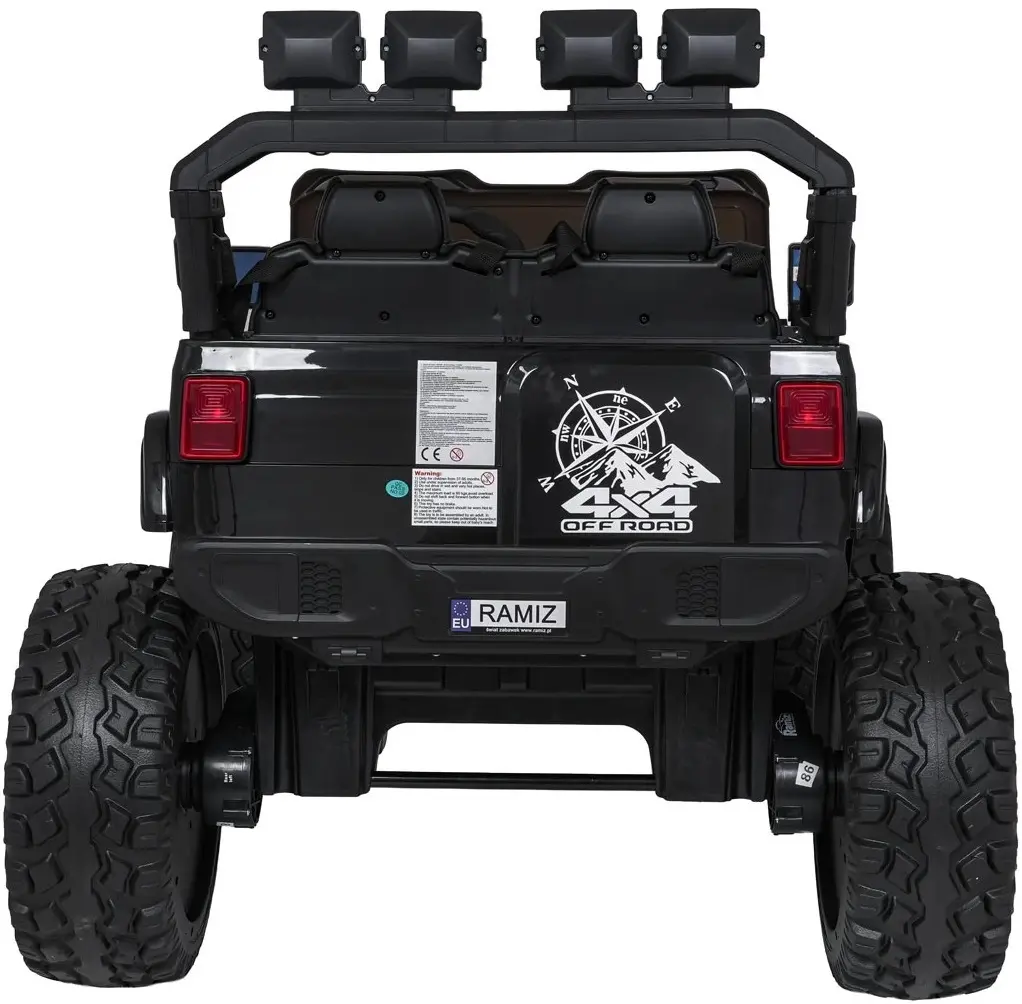 Masinuta electrica Ramiz Extreme Sport 4x4 (Black) - 4