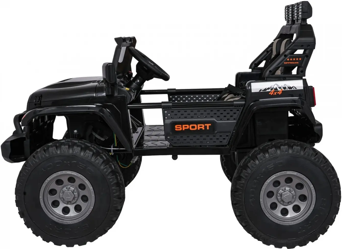 Masinuta electrica Ramiz Extreme Sport 4x4 (Black) - 5