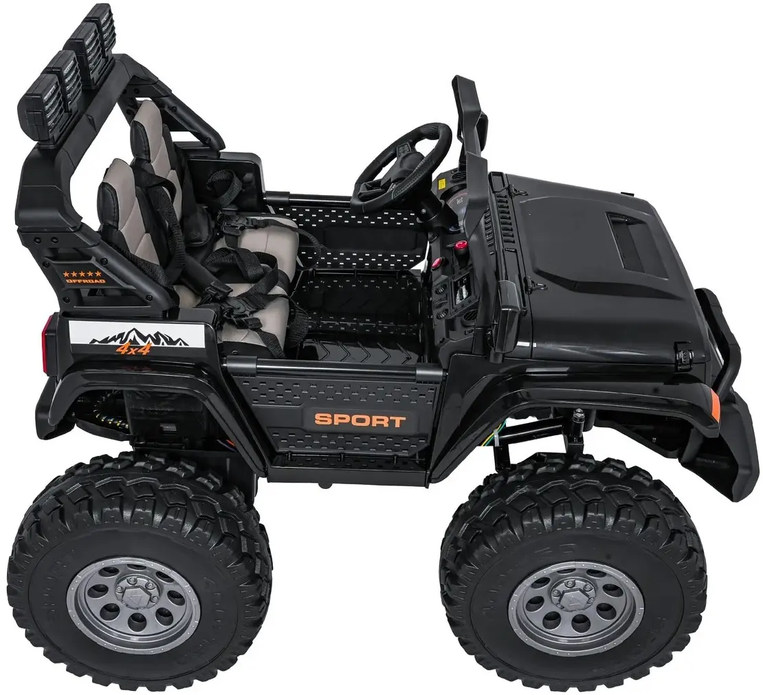 Masinuta electrica Ramiz Extreme Sport 4x4 (Black) - 9