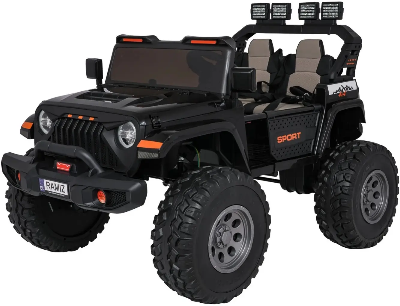 Masinuta electrica Ramiz Extreme Sport 4x4 (Black)