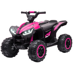 ATV electric pentru copii Homcom 370-235V90PK (Black/Pink) Thumb