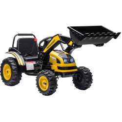 Buldozer electric HomCom Bulldozer 6V 370-167V90YL (Black/Yellow)