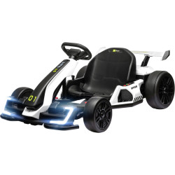 Электрокарт HomCom 370-287V90WT (White/Black) Thumb