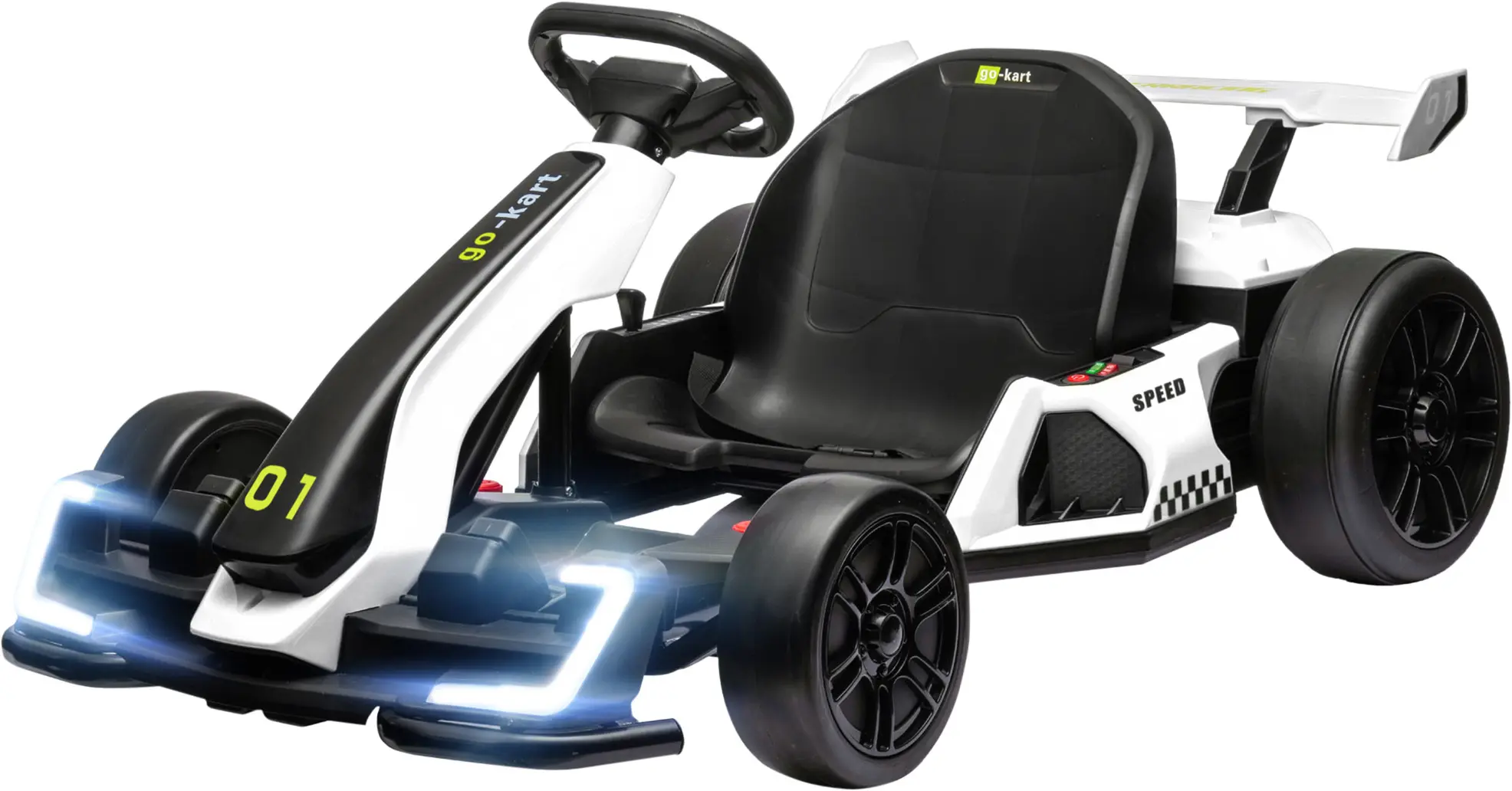 Электрокарт HomCom 370-287V90WT (White/Black) - 2