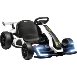 Kart electric HomCom 370-287V90WT (White/Black)