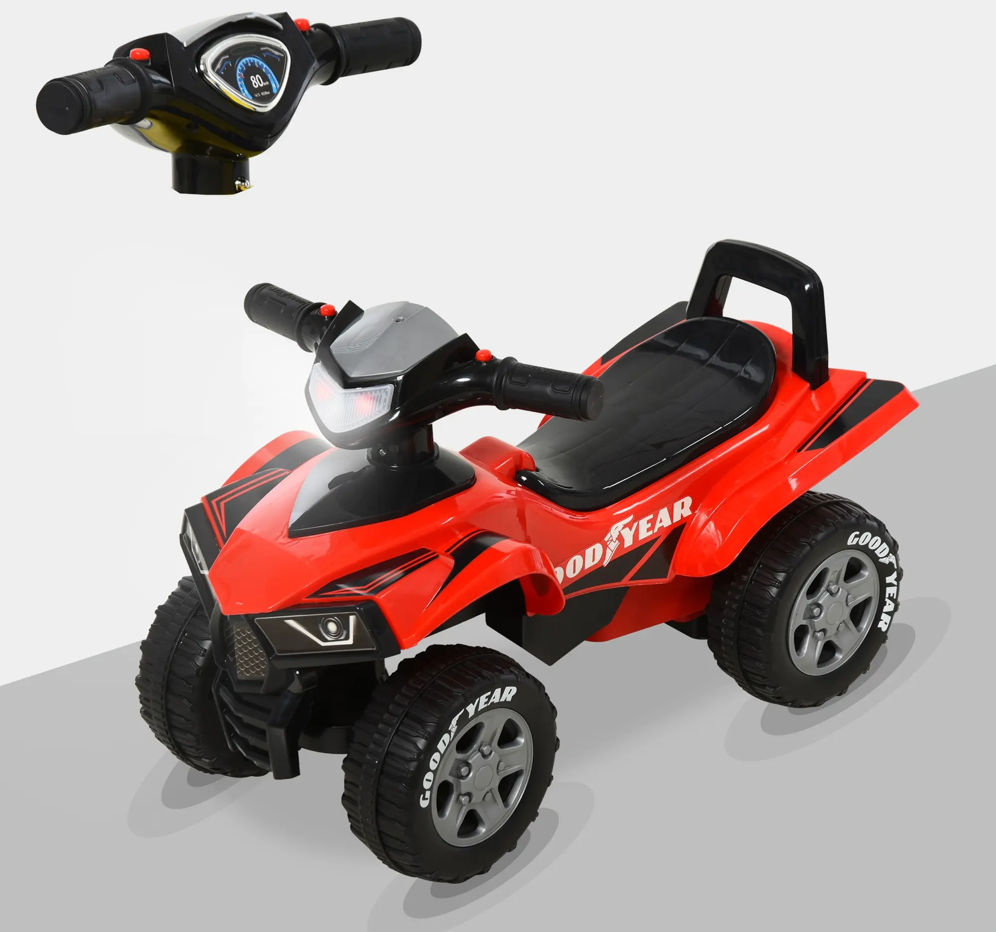 Электроквадроцикл Homcom 370-108RD (Red/Black) - 2