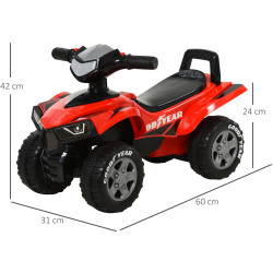 Электроквадроцикл Homcom 370-108RD (Red/Black) Thumb