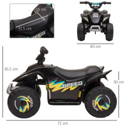 Электроквадроцикл Homcom 370-166V90BK (Black) Thumb