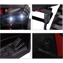 ATV electric HomCom 370-170V90RD (Red/Black) Thumb