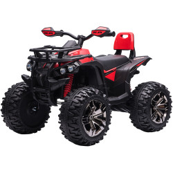 ATV electric HomCom 370-170V90RD (Red/Black)
