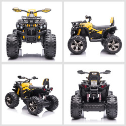 ATV electric HomCom 370-170V90YL (Yellow/Black) Thumb