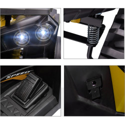 ATV electric HomCom 370-170V90YL (Yellow/Black) Thumb