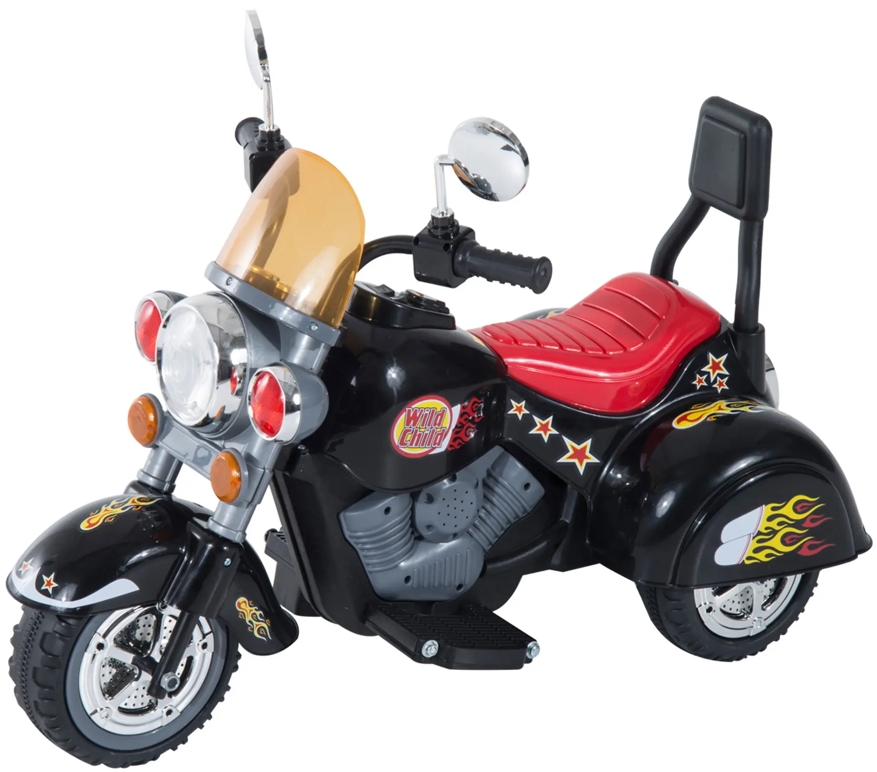 Электромотоцикл Homcom 370-009 (Black/Red) - 2