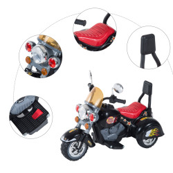 Электромотоцикл Homcom 370-009 (Black/Red) Thumb