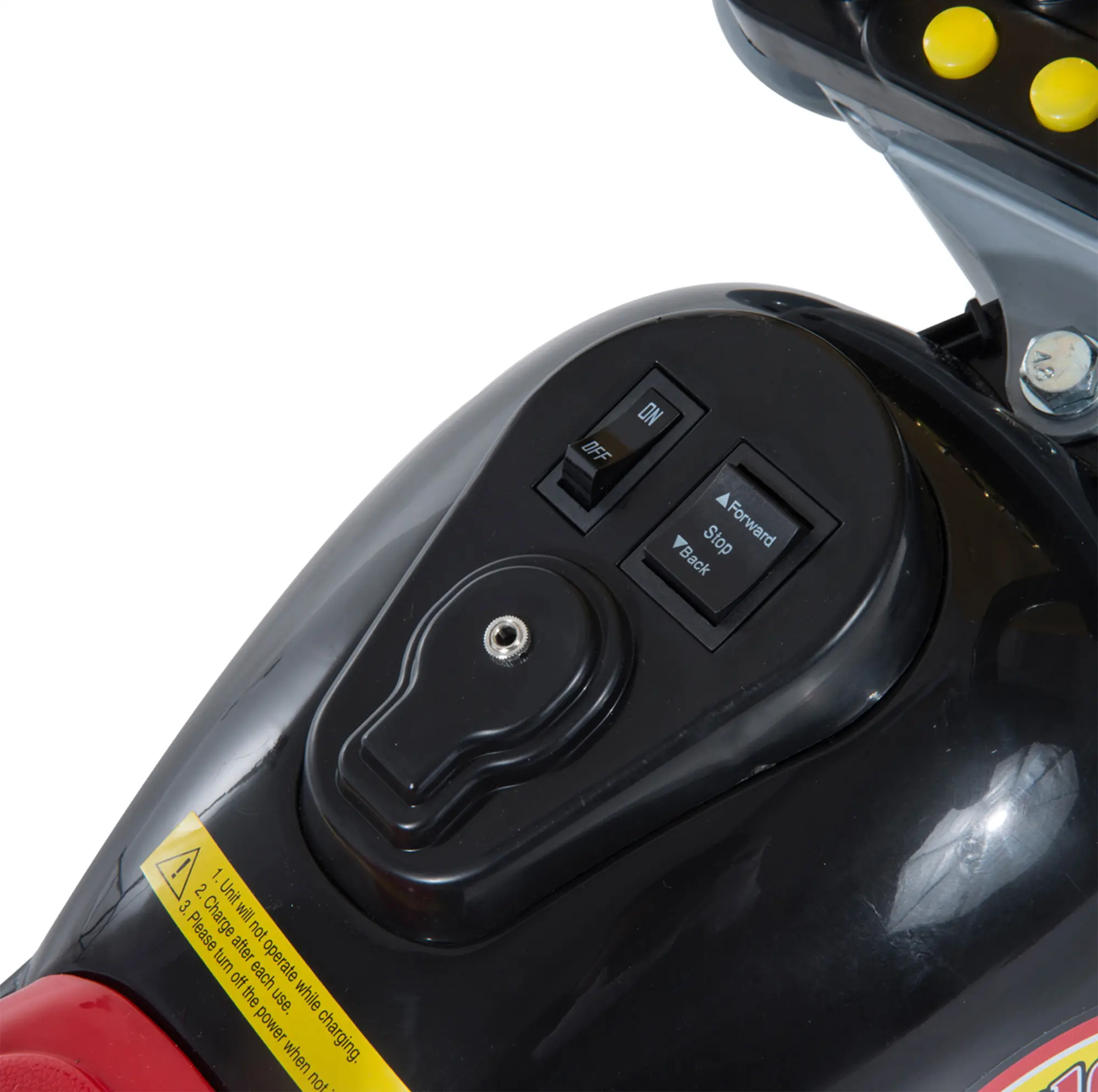 Электромотоцикл Homcom 370-009 (Black/Red) - 6