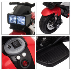 Motocicleta electrica Homcom 370-102RD (Red/Black) Thumb