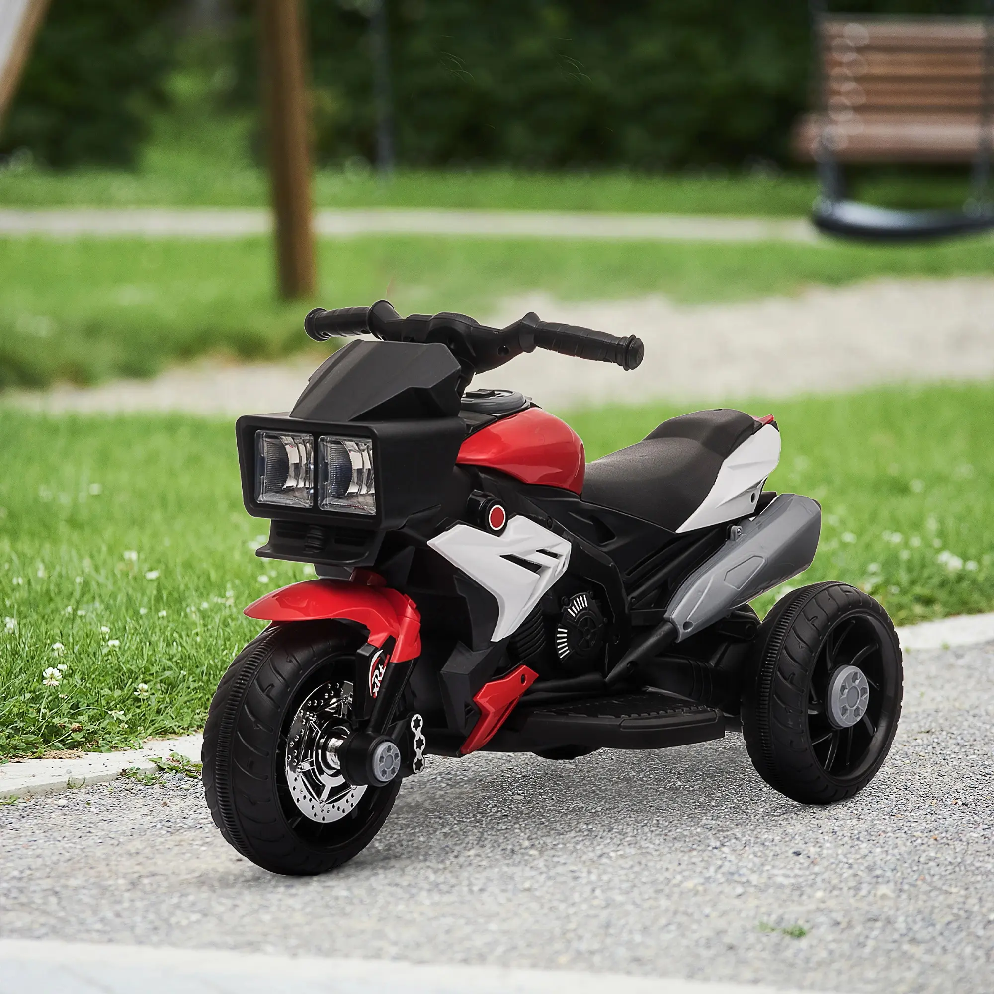 Motocicleta electrica Homcom 370-102RD (Red/Black) - 6