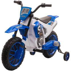 Motocicleta electrica Homcom 370-165V90BU (Blue/White)