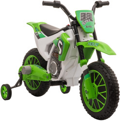Motocicleta electrica Homcom 370-165V90GN (Green/White) Thumb