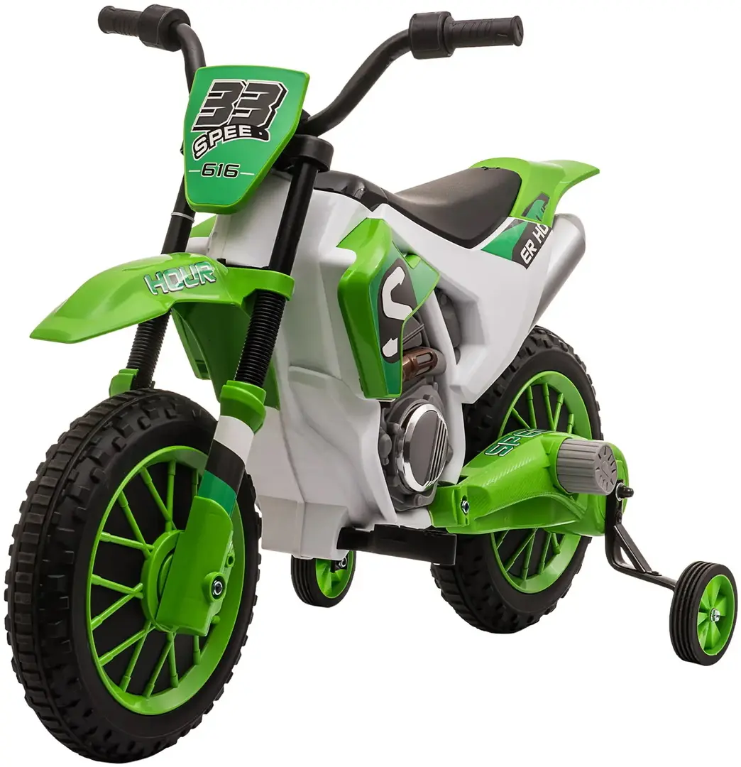 Motocicleta electrica Homcom 370-165V90GN (Green/White)
