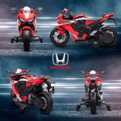 Motocicleta electrica HomCom 370-227V90RD (Red/Black) Thumb