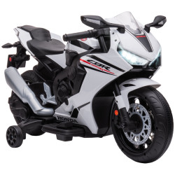Motocicleta electrica Homcom 370-227V90WT (White/Black) Thumb