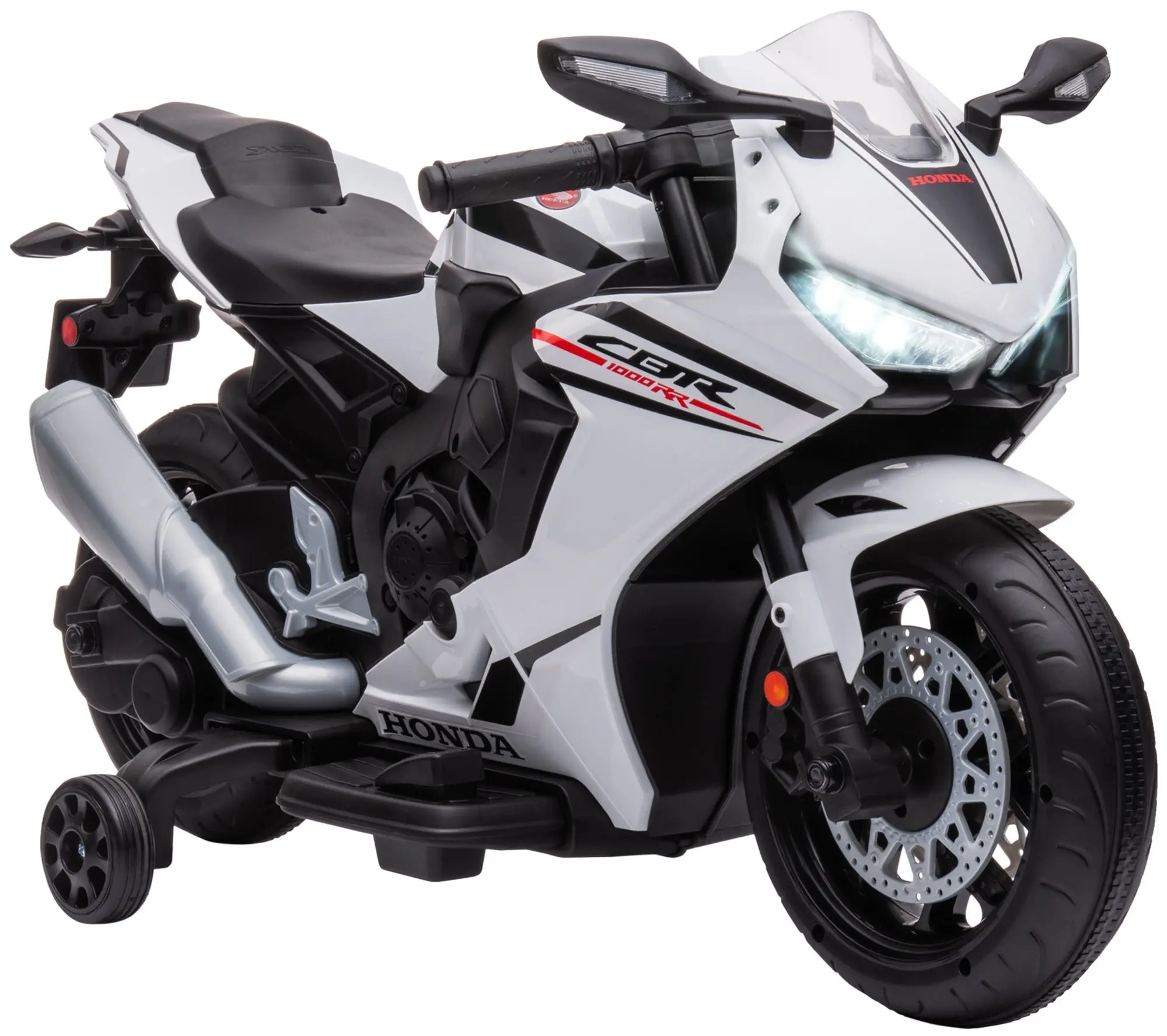 Motocicleta electrica Homcom 370-227V90WT (White/Black) - 2