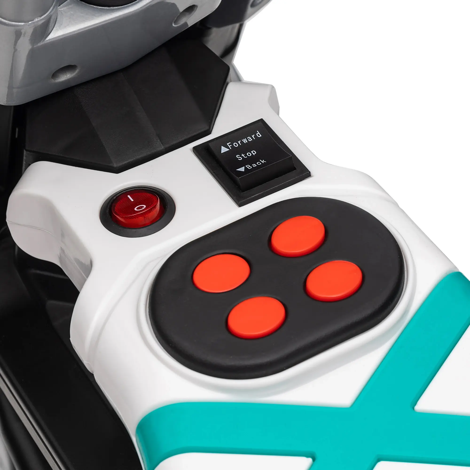 Motocicleta electrica Homcom 370-253V90WT (White/Black) - 3