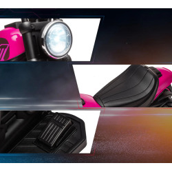 Motocicleta electrica Homcom 370-283V90PK (Pink/Black) Thumb