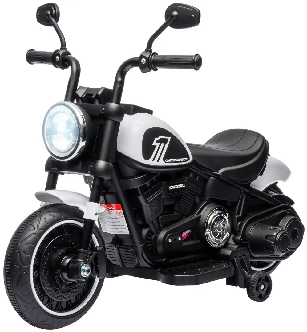 Электромотоцикл Homcom 370-283V90WT (White/Black)