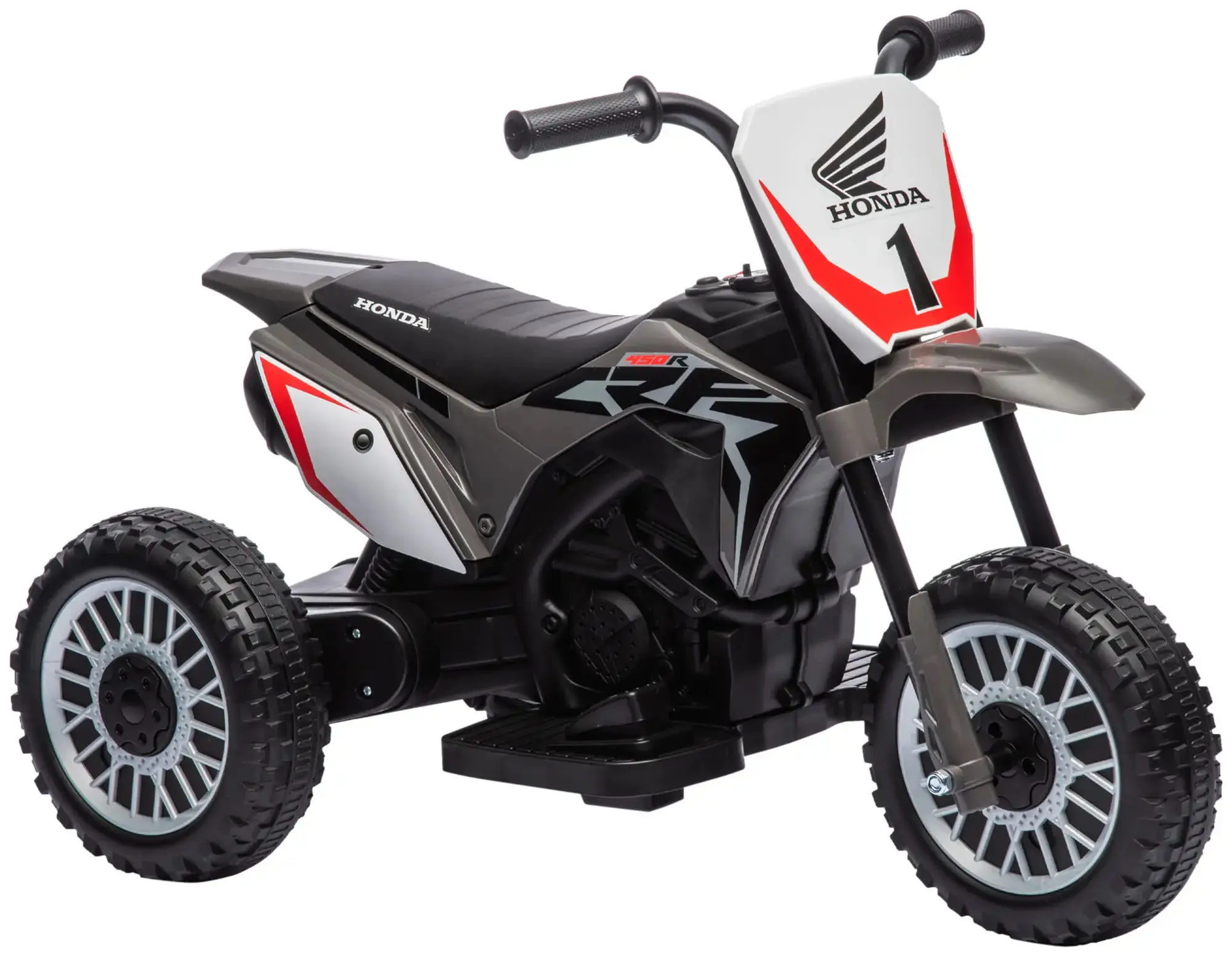 Motocicleta electrica Homcom 370-298V90GY (Grey/White/Red) - 2