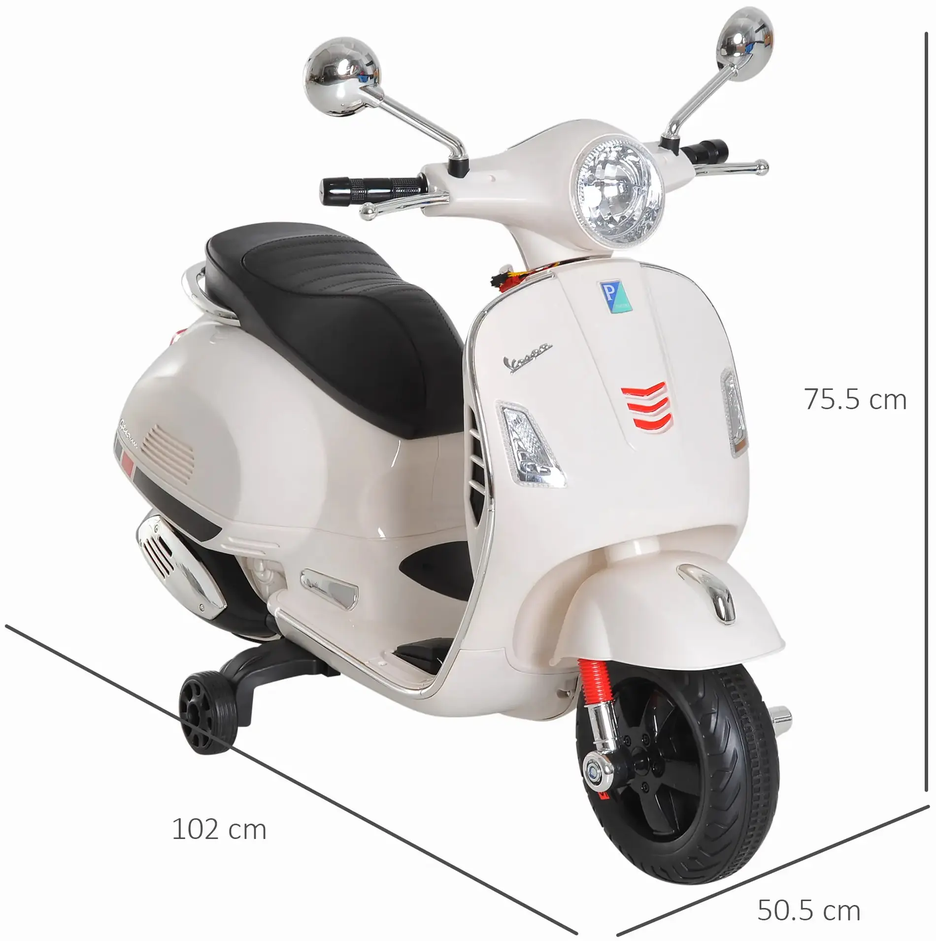 Scuter electric Homcom 370-056WT (White) - 6