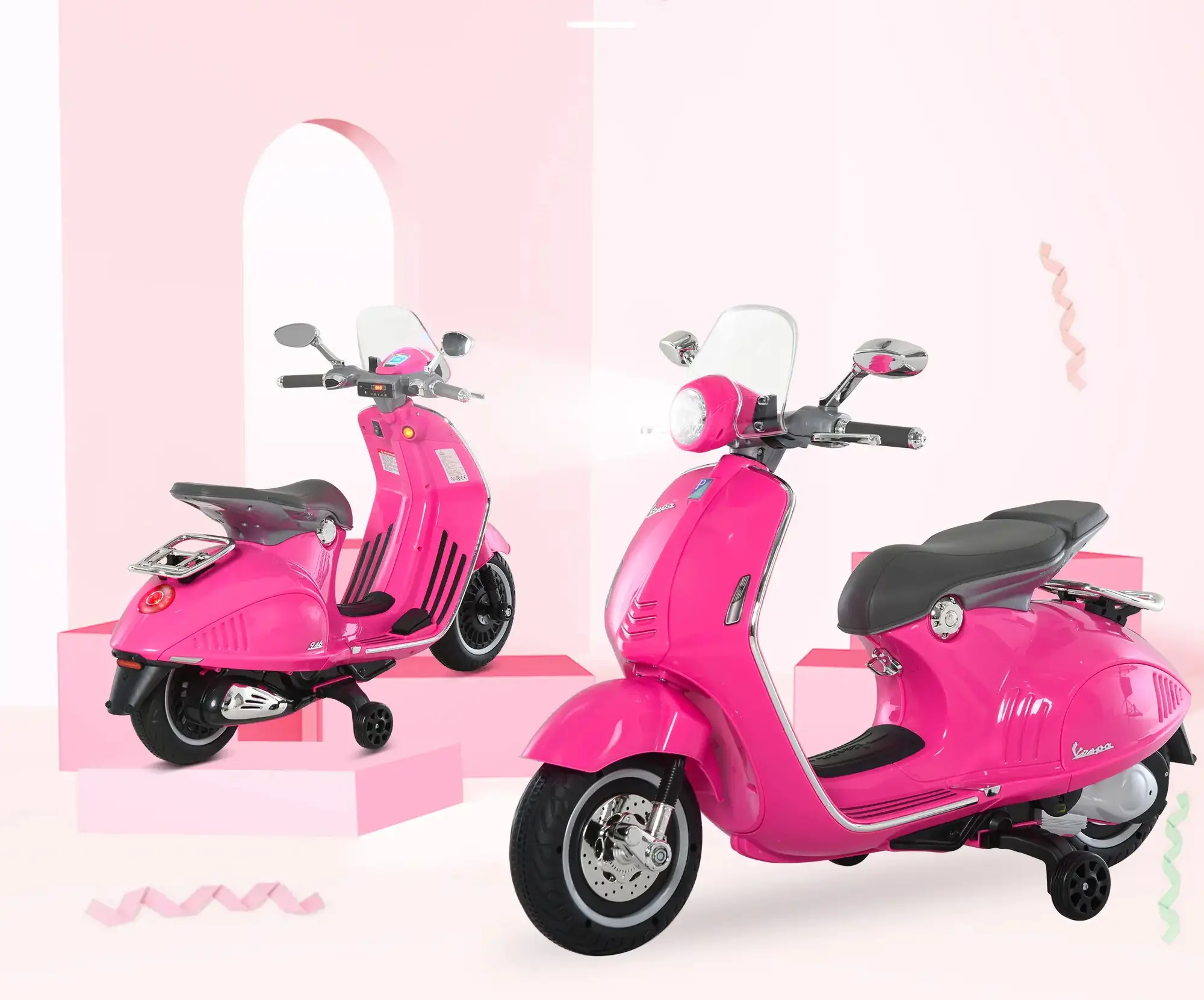 Электроскутер Homcom 370-115PK (Pink) - 3