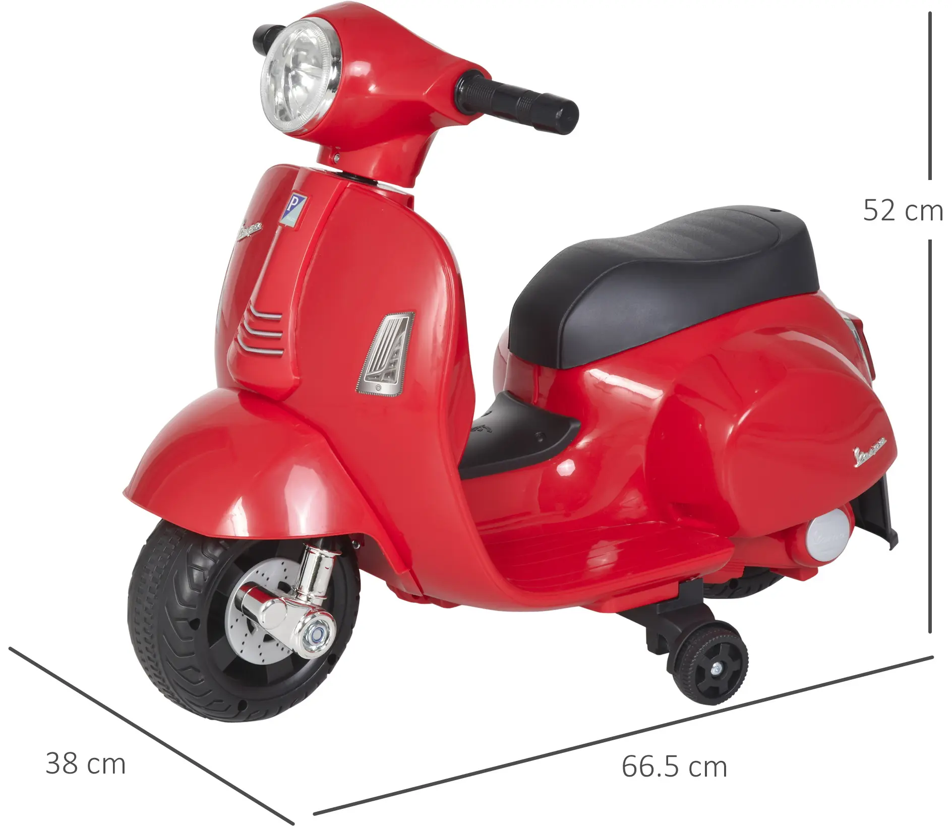 Scuter electric Homcom 370-138RD (Red) - 8