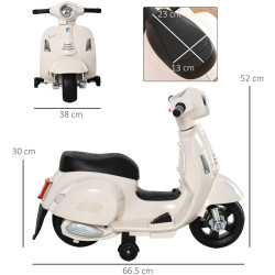 Scuter electric Homcom 370-138WT (White) Thumb