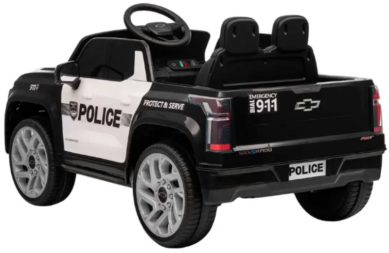 Электромобиль Kids Car Chevrolet Silverado EV(2024) (Black/White) - 3