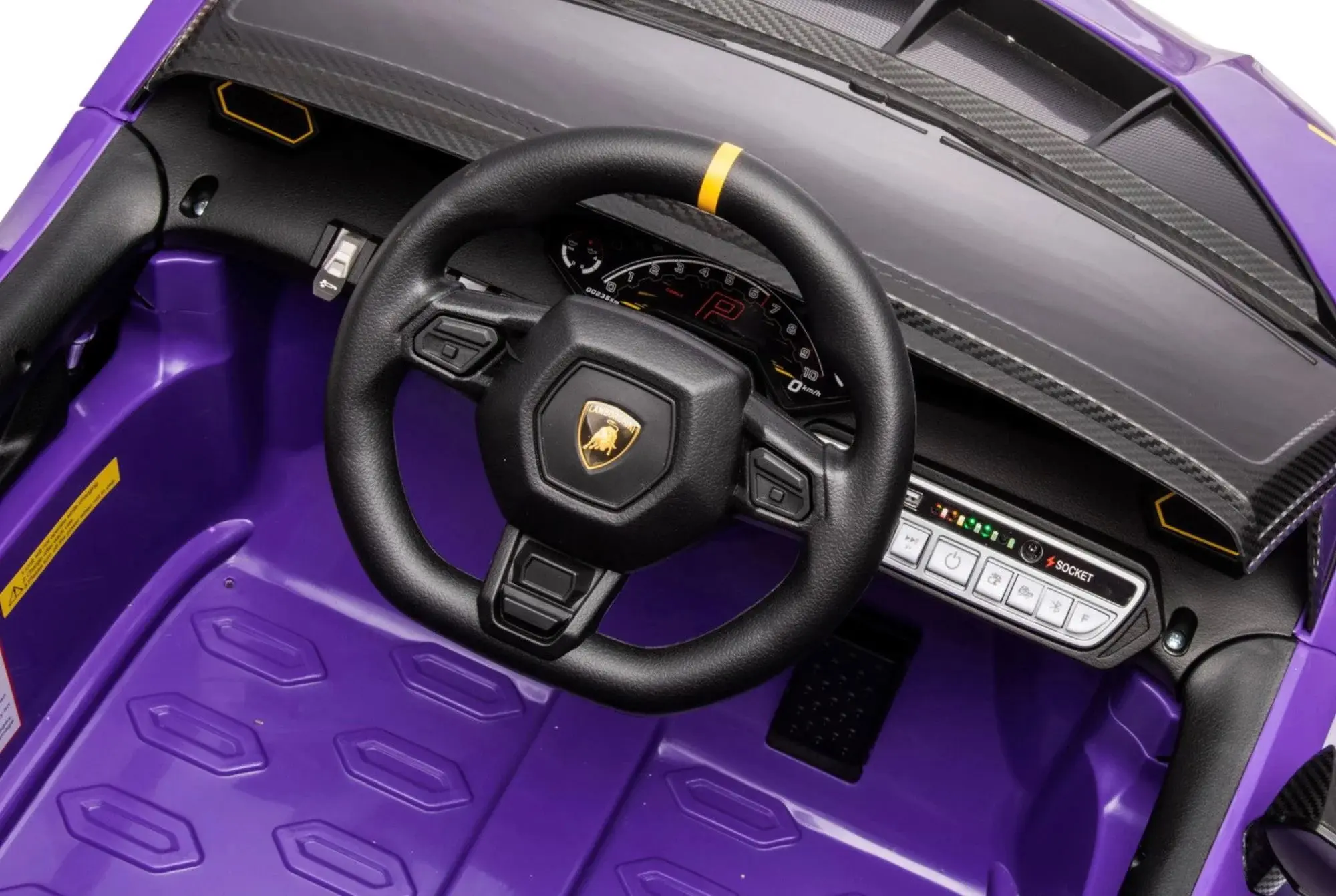 Электромобиль Kids Car Lamborghini Autentica (Purple) - 7