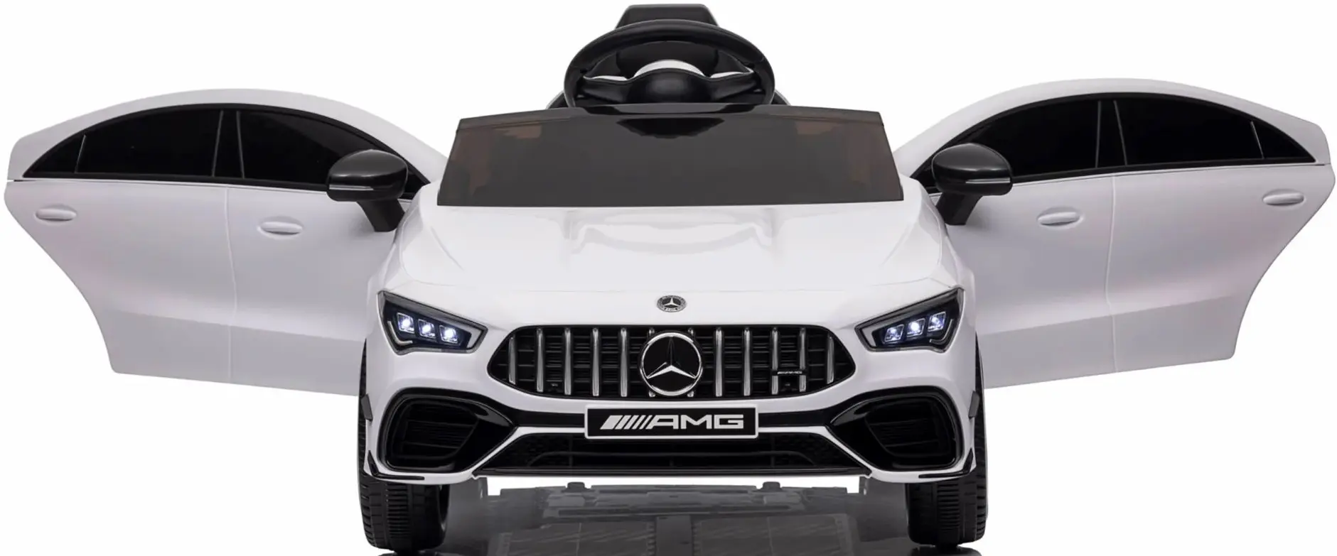 Masinuta electrica Kids Car Mercedes-Benz CLA45 (White) - 2