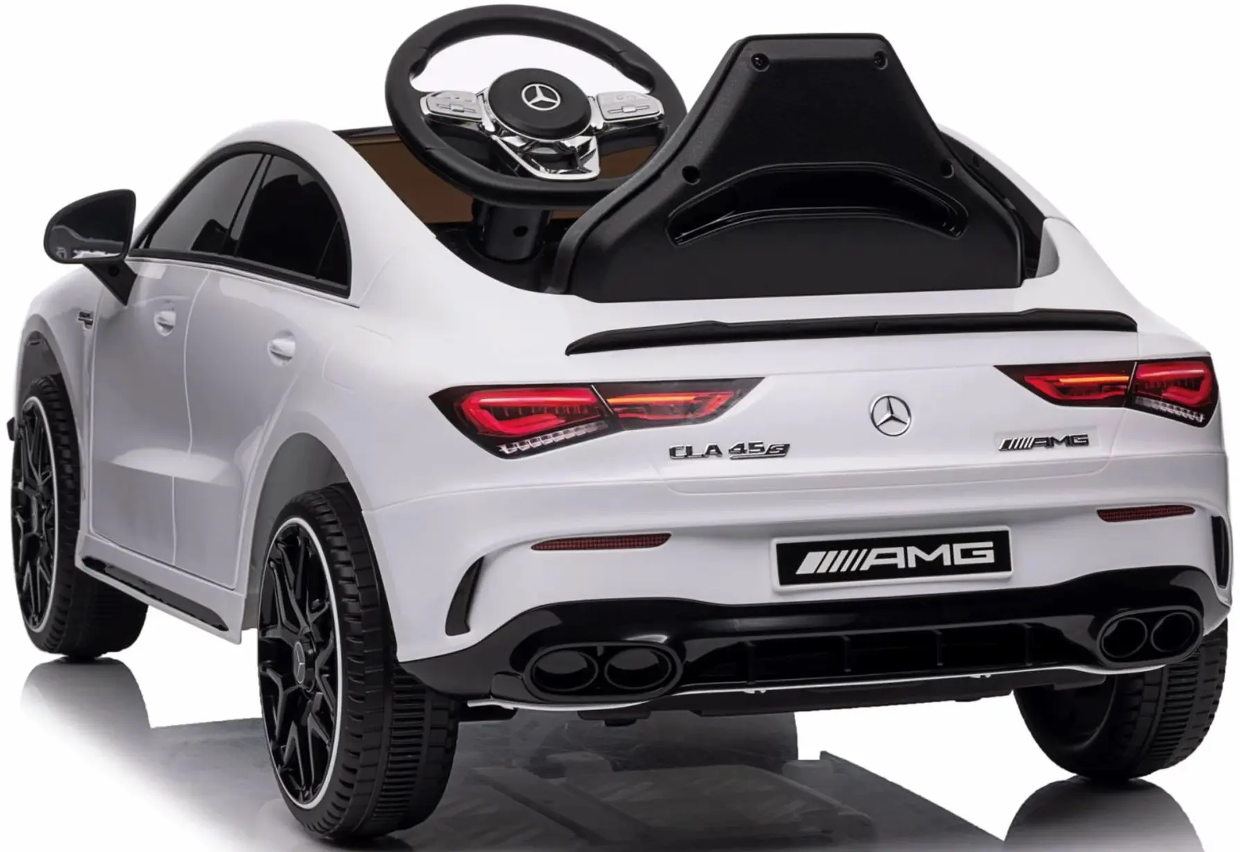 Masinuta electrica Kids Car Mercedes-Benz CLA45 (White) - 3