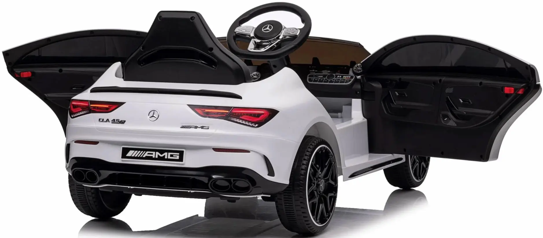 Masinuta electrica Kids Car Mercedes-Benz CLA45 (White) - 5