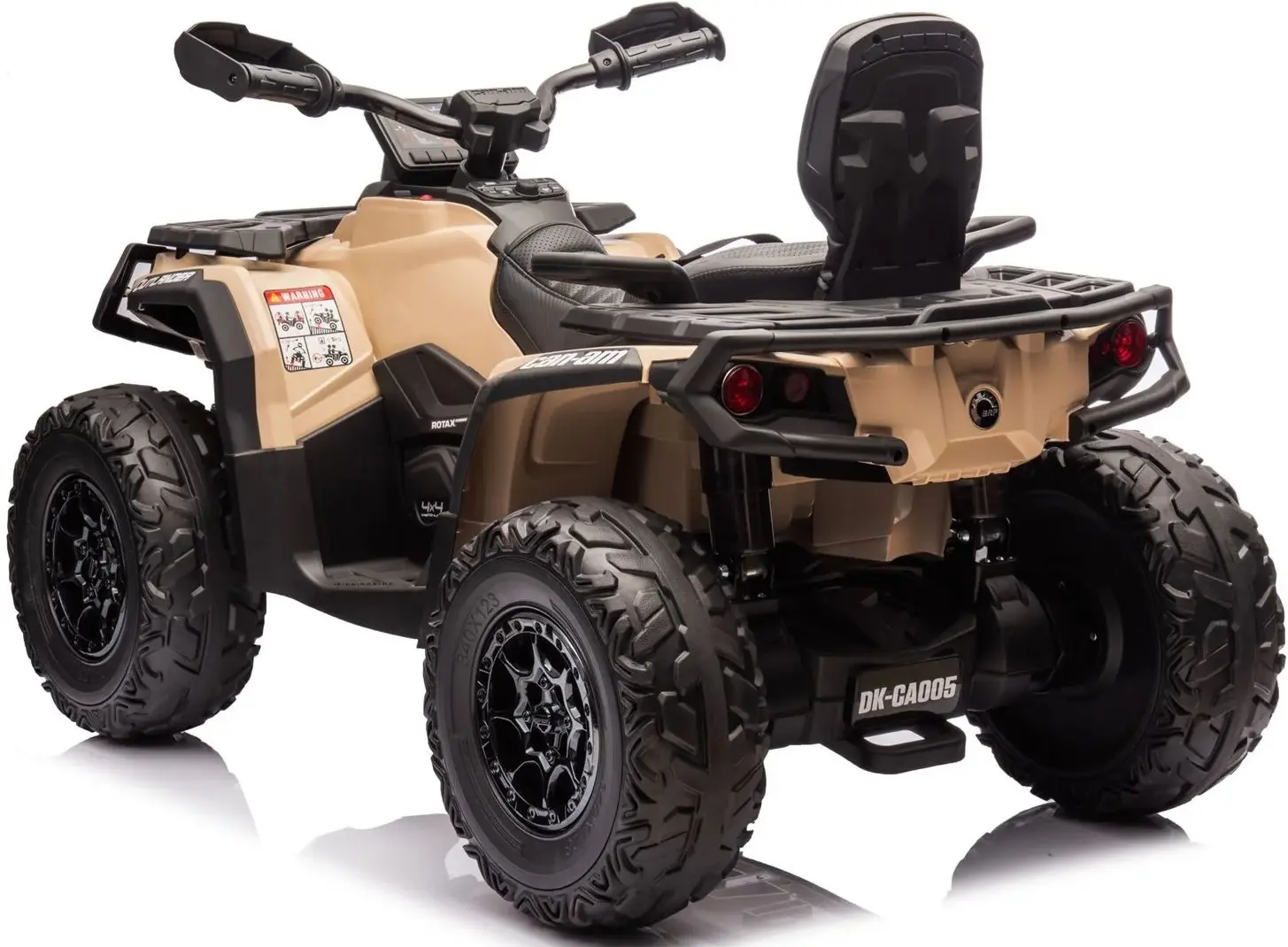 Электроквадроцикл KikkaBoo Can Am Outlander (Khaki) - 4