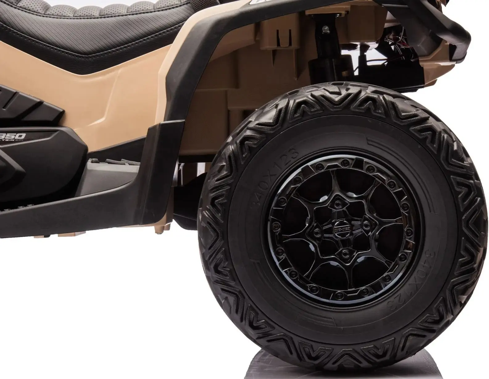 Электроквадроцикл KikkaBoo Can Am Outlander (Khaki) - 5