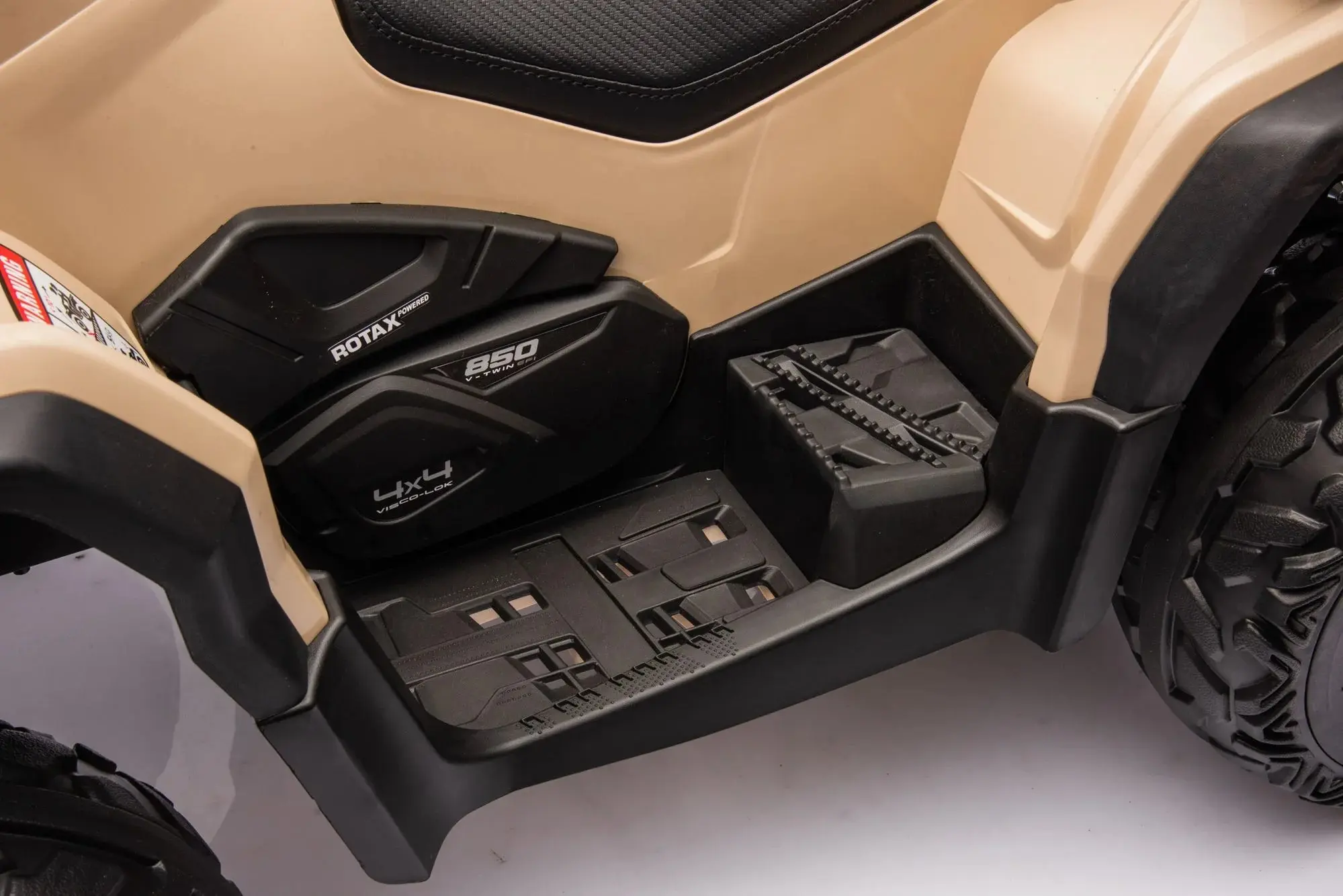 Электроквадроцикл KikkaBoo Can Am Outlander (Khaki) - 6