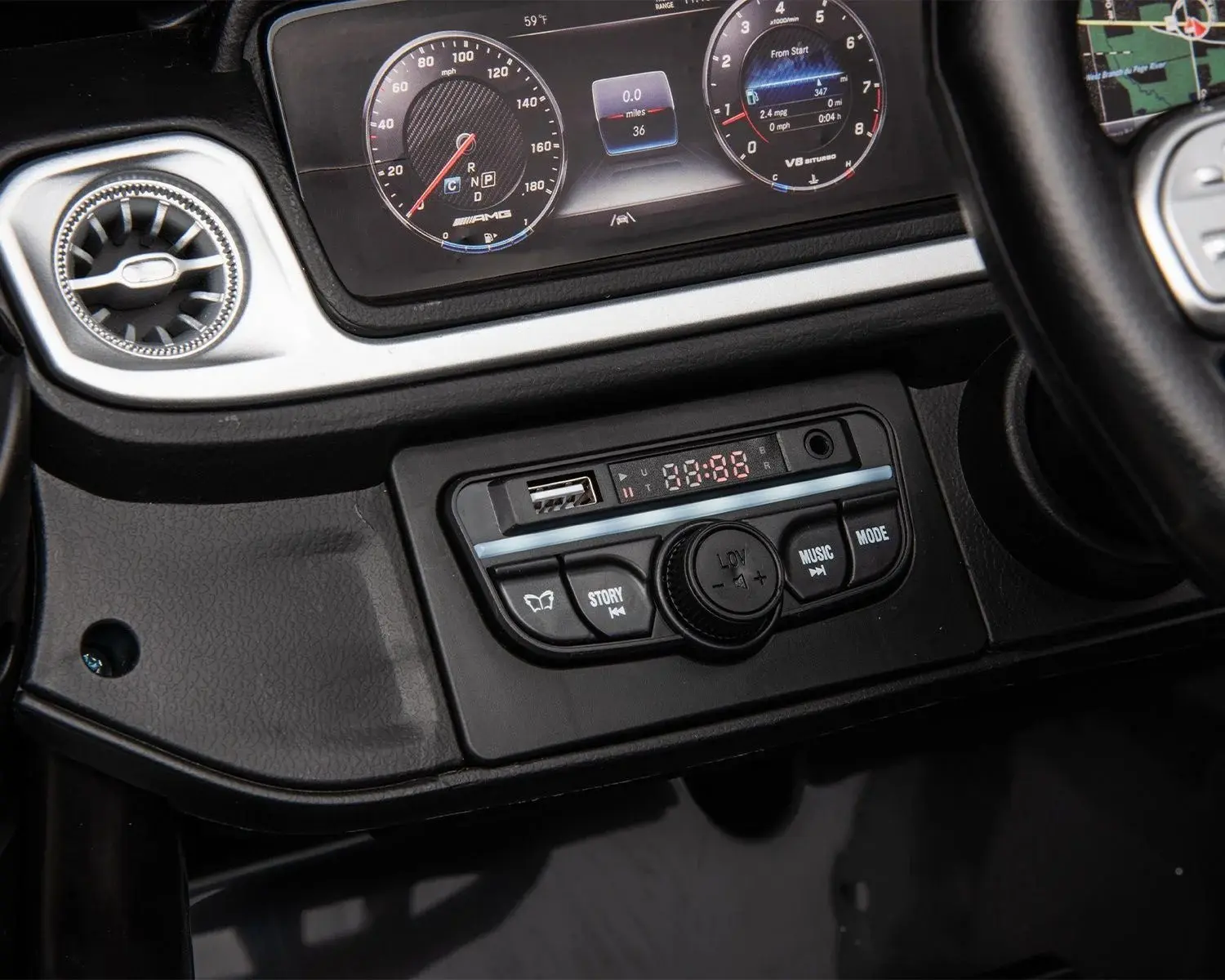Электромобиль Kikka Boo Mercedes Benz AMG G63 4x4 (Black) - 8