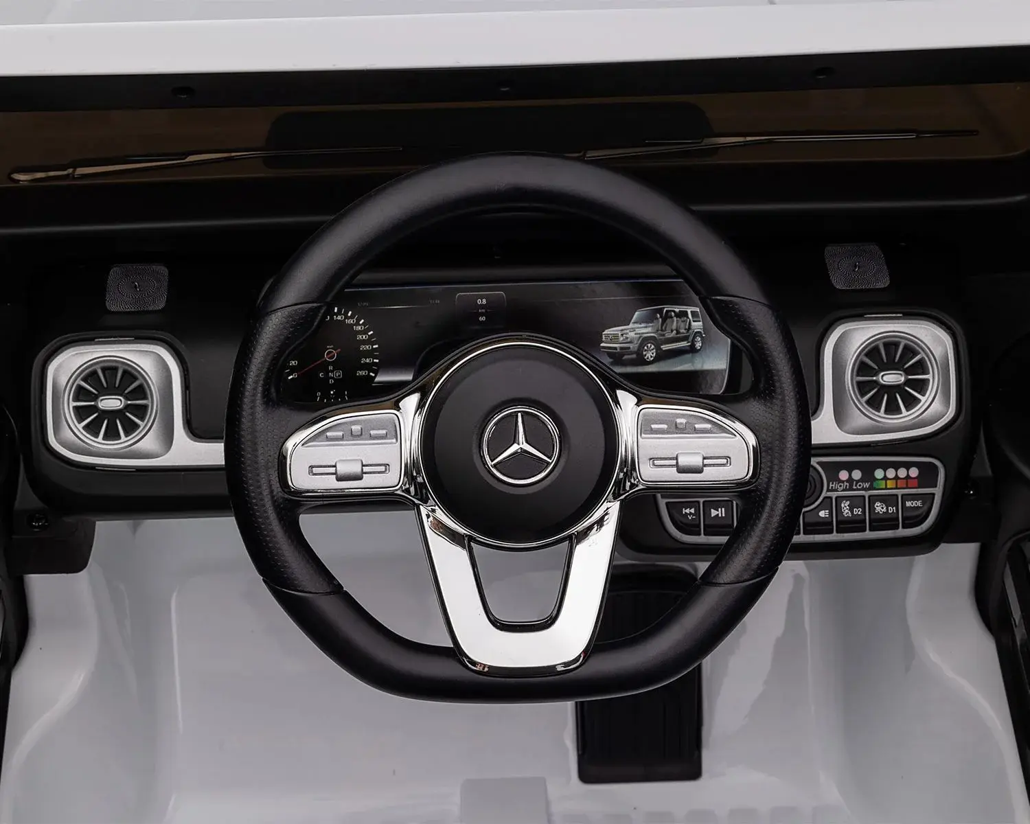 Электромобиль Kikka Boo Mercedes Benz G500 (White) - 9