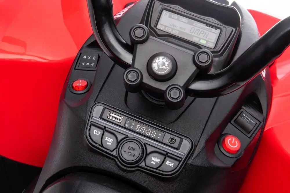 ATV electric Lean Cars Can-Am Renegate 13586 (Red/Black) - 11